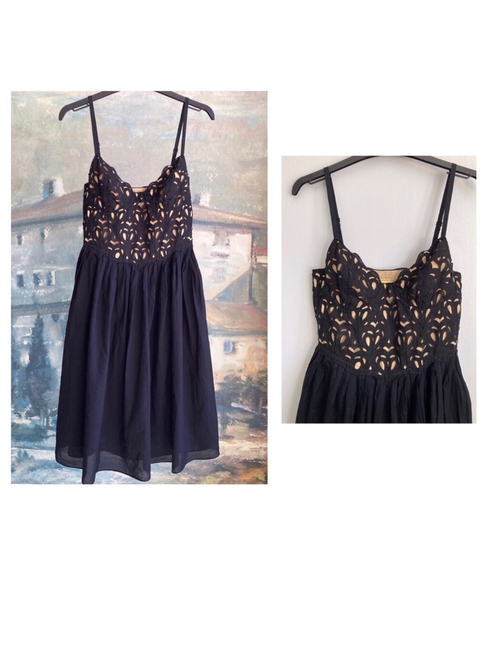 NWOT Elegant Little Black Dress By Catherine Malindrino Size 4 Special Occasion